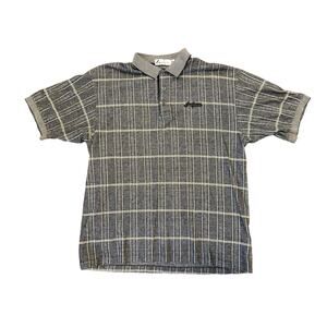 Vintage Cleveland Indians Polo Shirt Adult Medium Black Baseball 90s